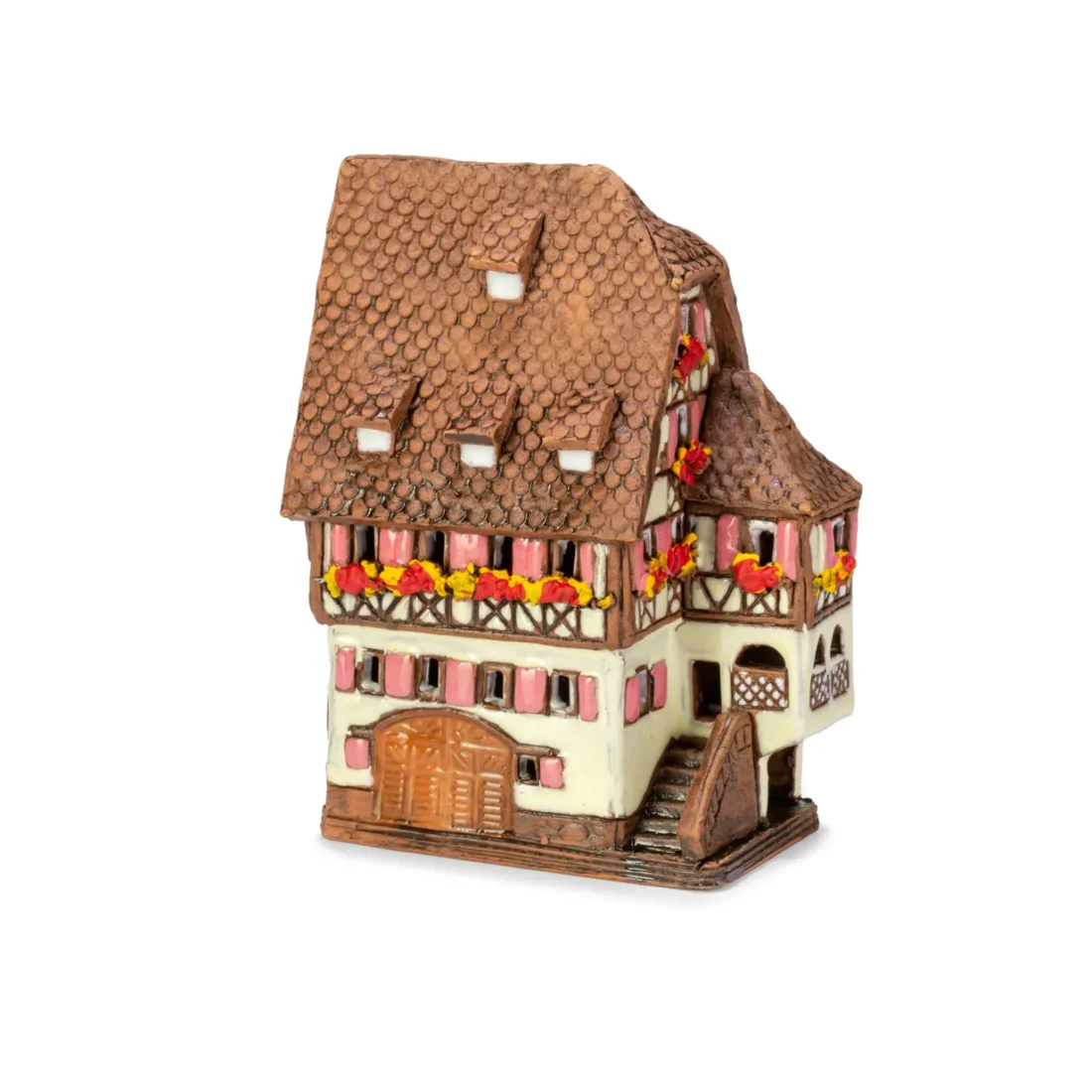 Ceramic miniature of original house in Alsace ALS 227 MINI 3