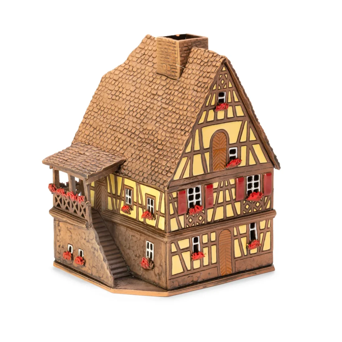 Ceramic miniature of original house in Alsace ALS 228 A 1
