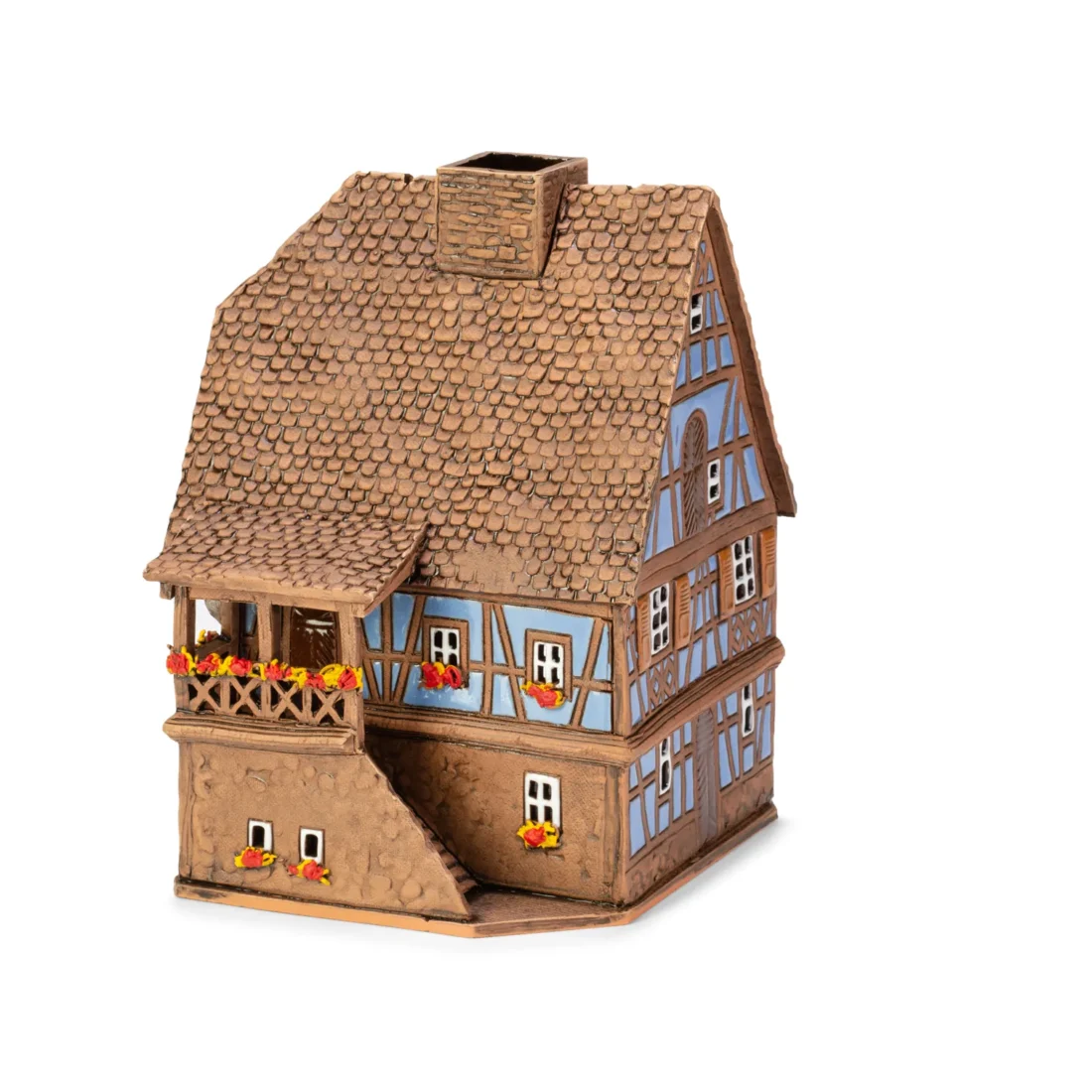 Ceramic miniature of original house in Alsace ALS 228 A 3