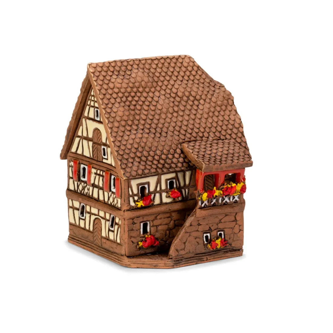 Ceramic miniature of original house in Alsace ALS 228 MINI 2