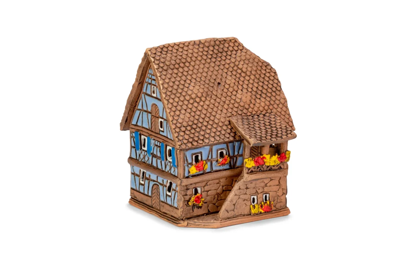 Ceramic miniature of original house in Alsace ALS 228 MINI 3