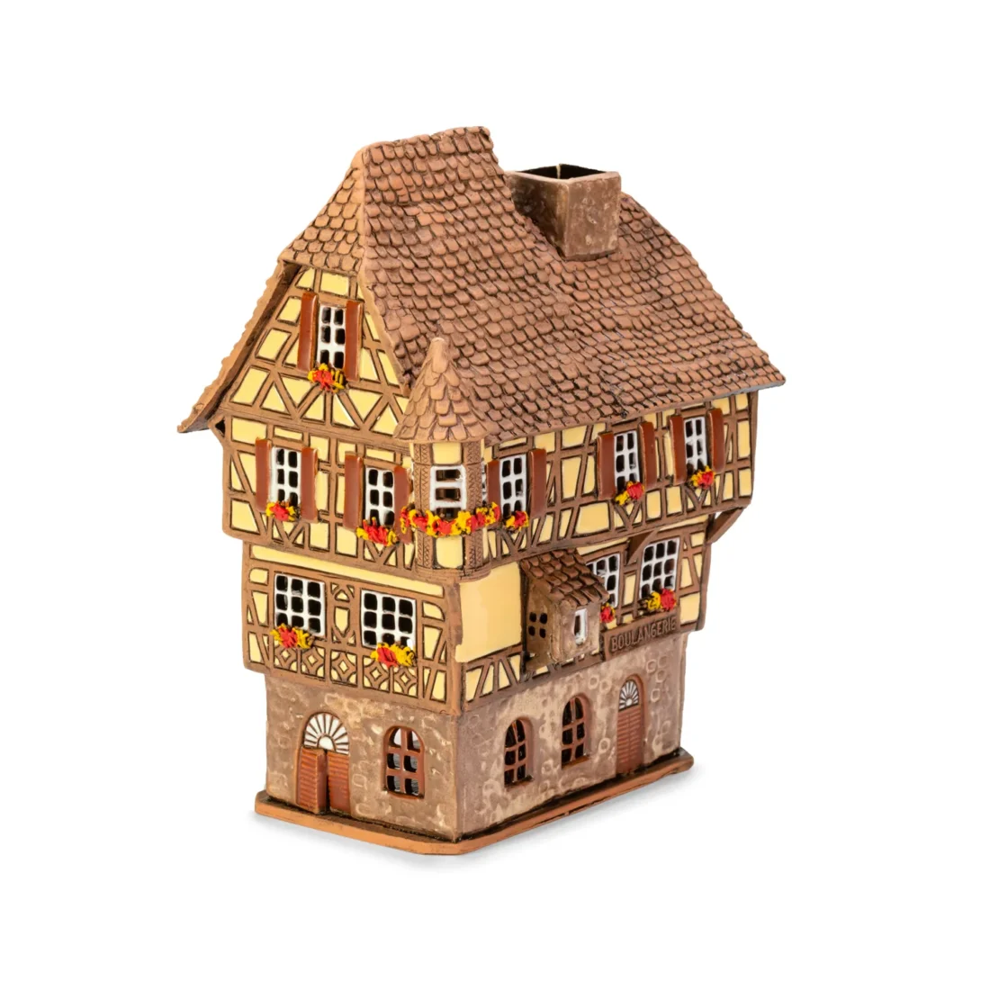 Ceramic miniature of original house in Alsace ALS 243 A 2
