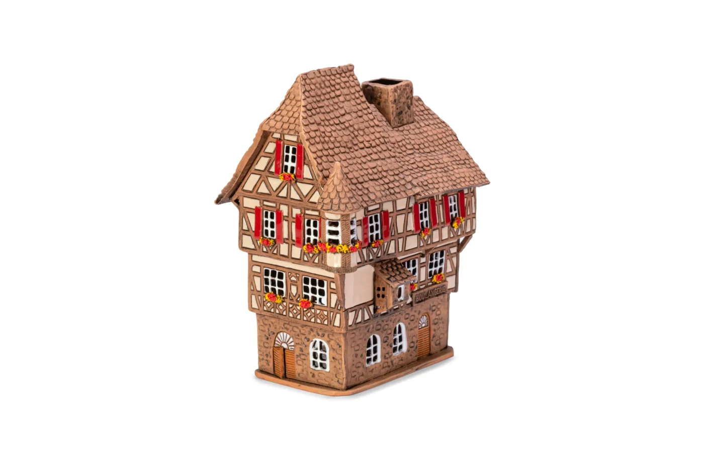Ceramic miniature of original house in Alsace ALS 243 A 3