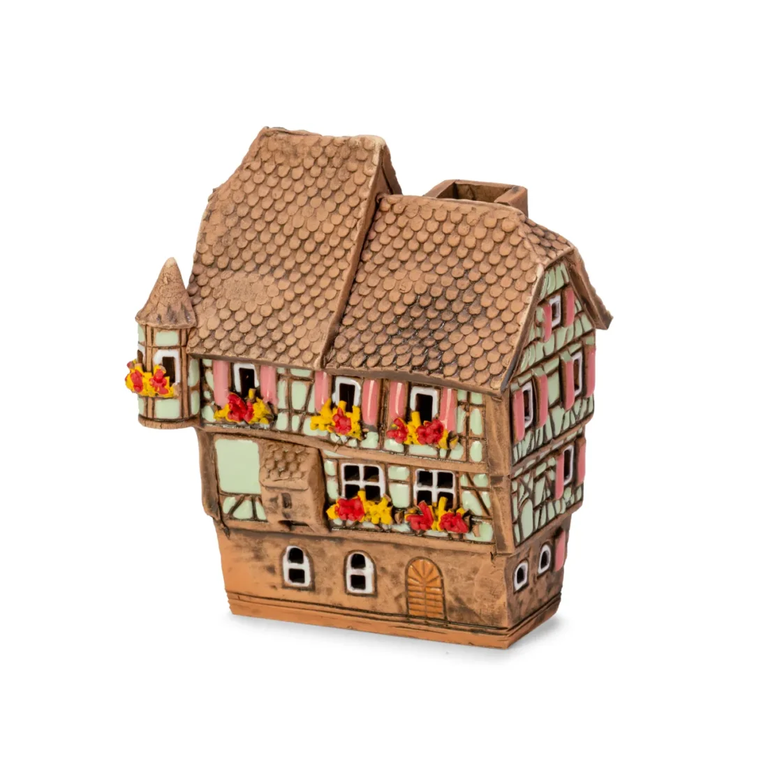 Ceramic miniature of original house in Alsace ALS 243 MINI 1