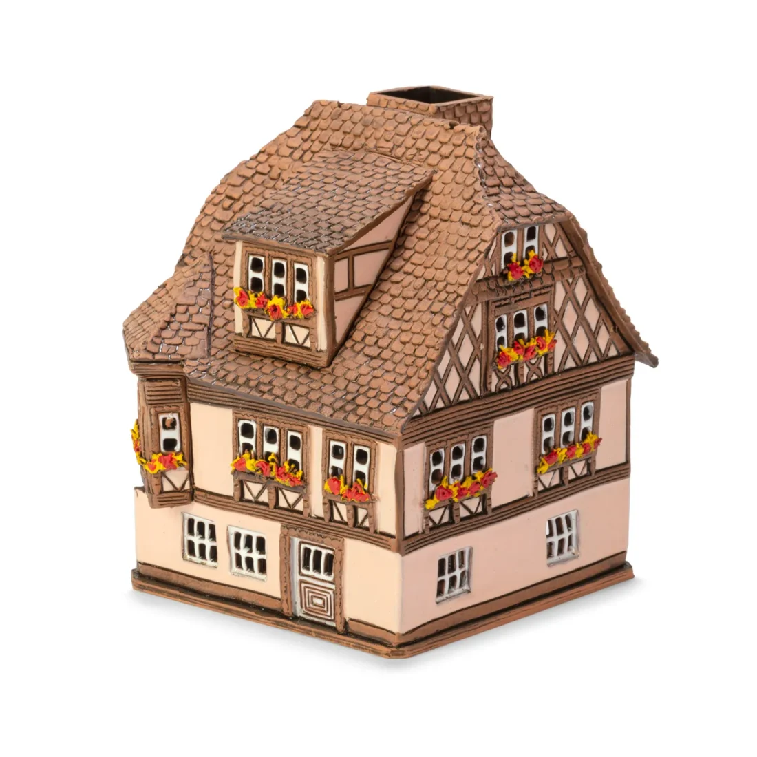 Ceramic miniature of original house in Alsace ALS 244 A