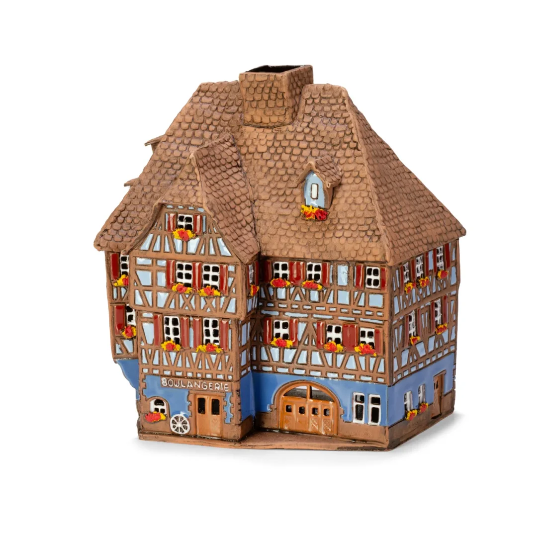 Ceramic miniature of original house in Alsace ALS 245 A 1