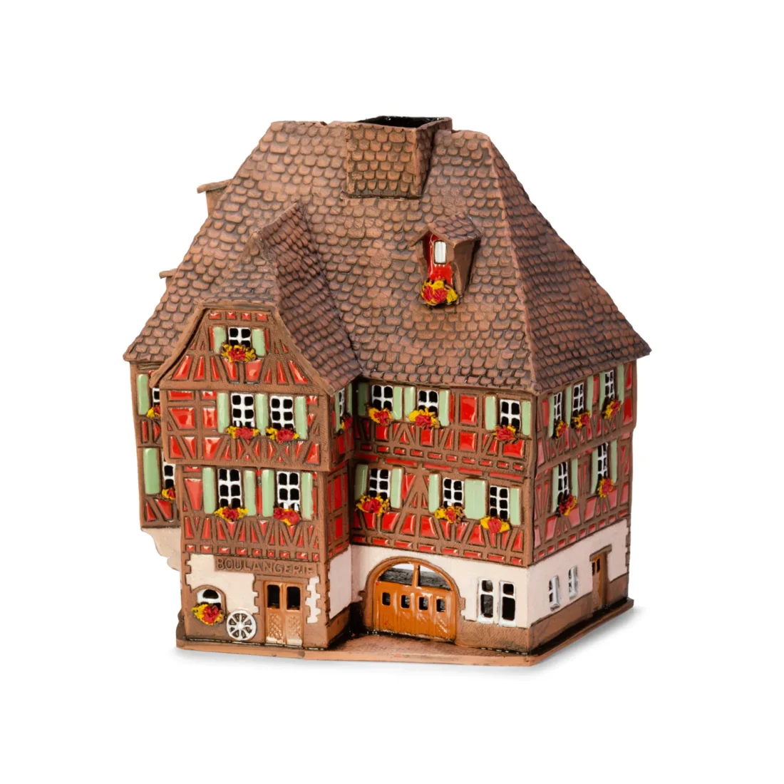 Ceramic miniature of original house in Alsace ALS 245 A 3