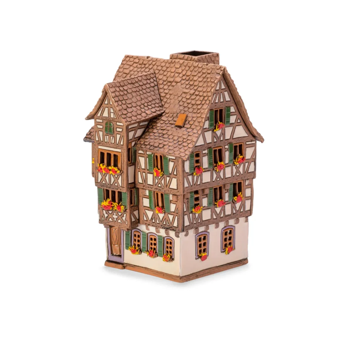 Ceramic miniature of original house in Alsace ALS 246 A 2