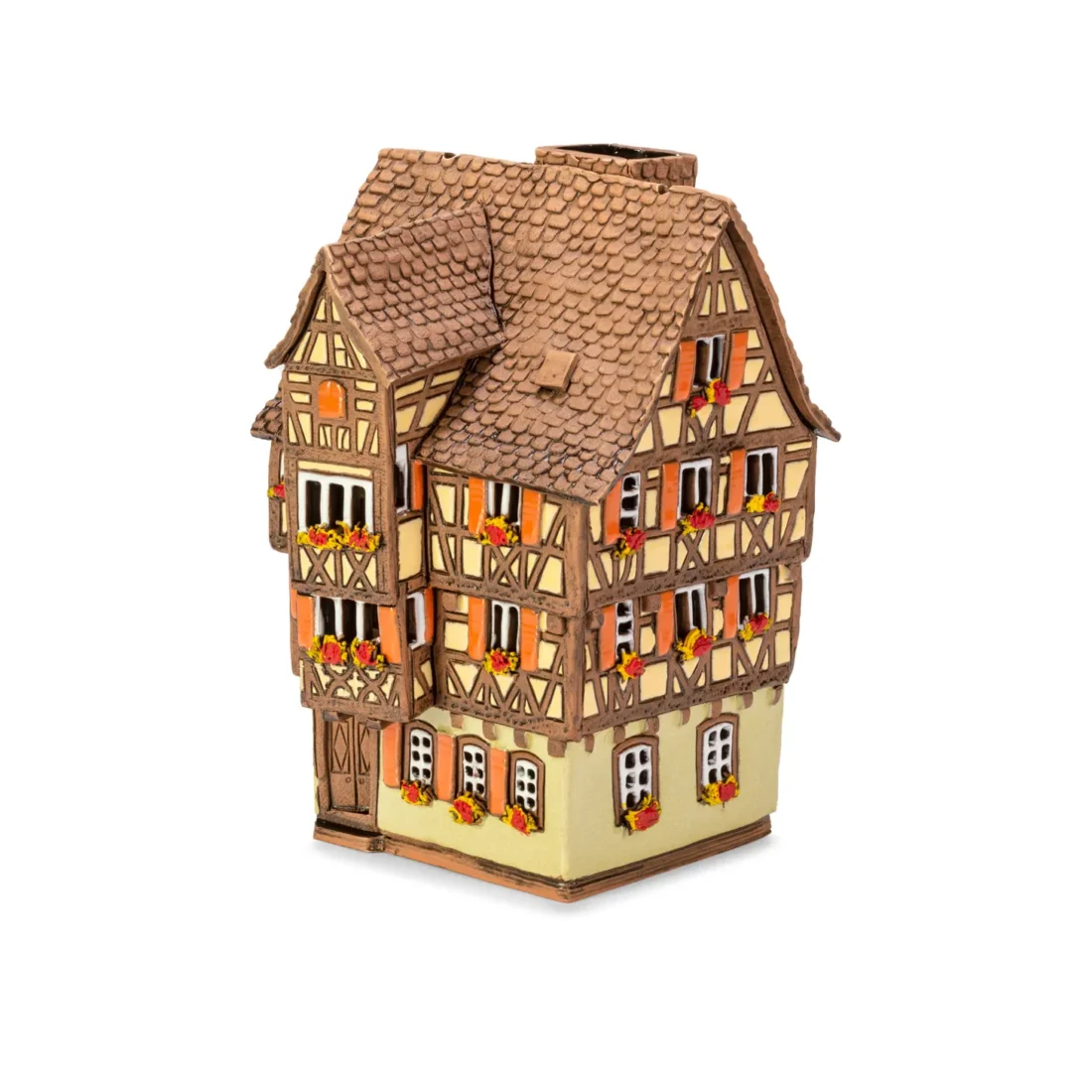 Ceramic miniature of original house in Alsace ALS 246 A 3