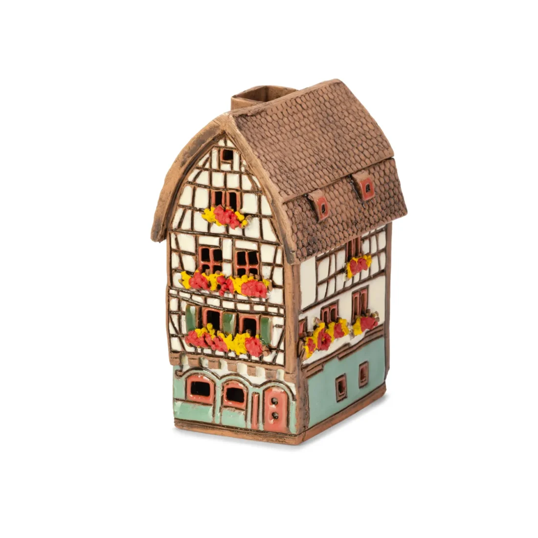 Ceramic miniature of original house in Alsace ALS 288 MINI 2