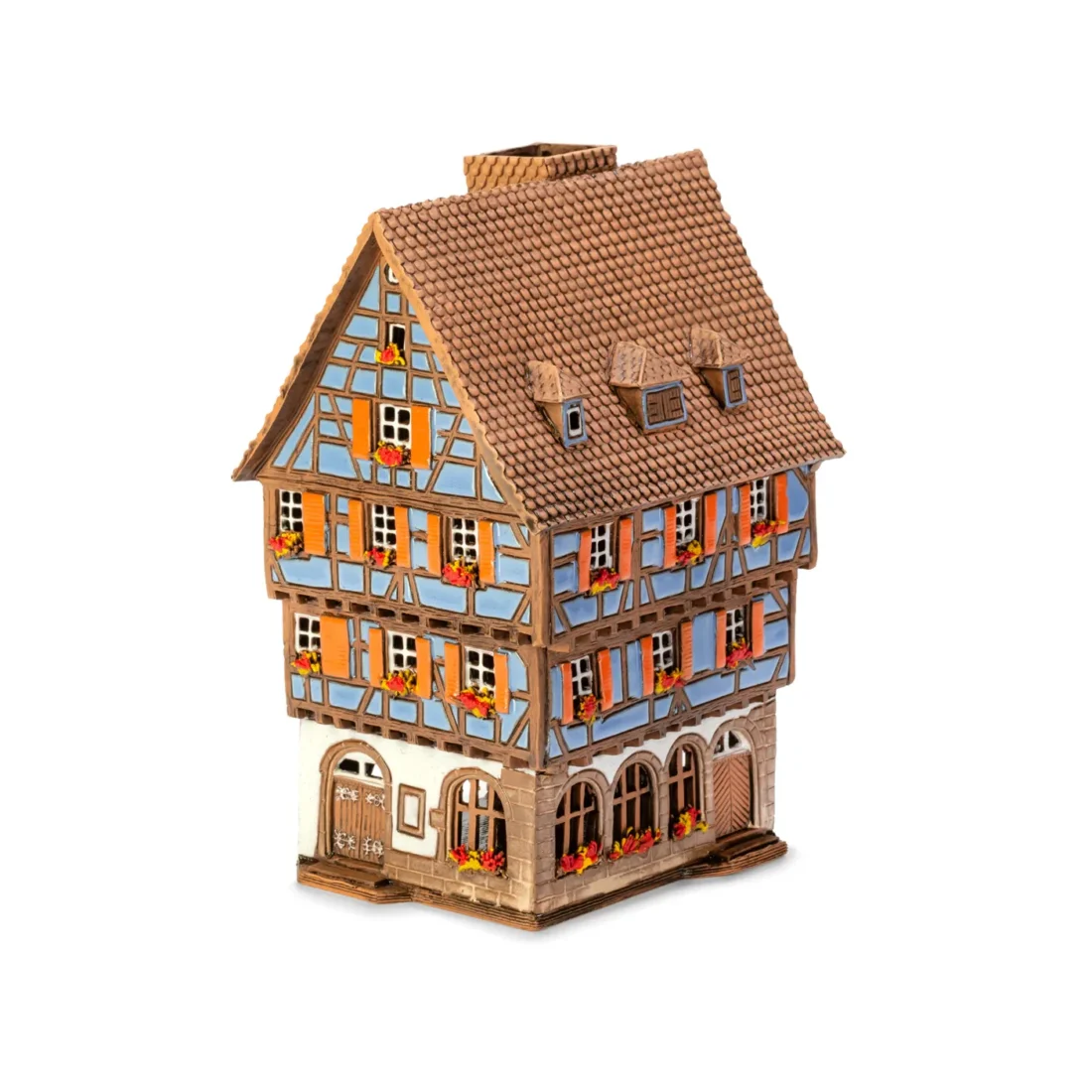 Ceramic miniature of original house in Alsace ALS 289 A 3