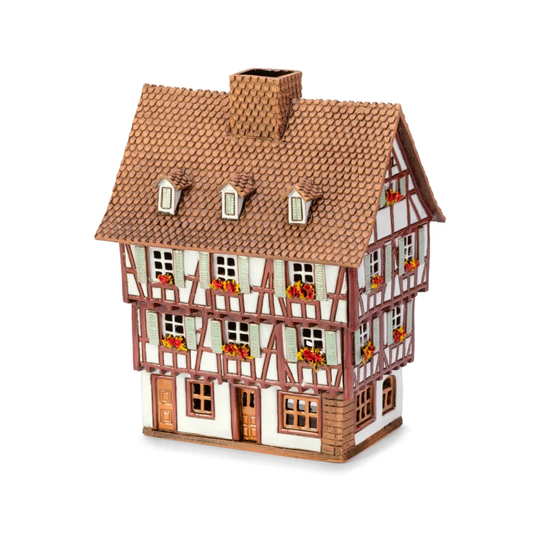 Ceramic miniature of original house in Alsace ALS 290 A