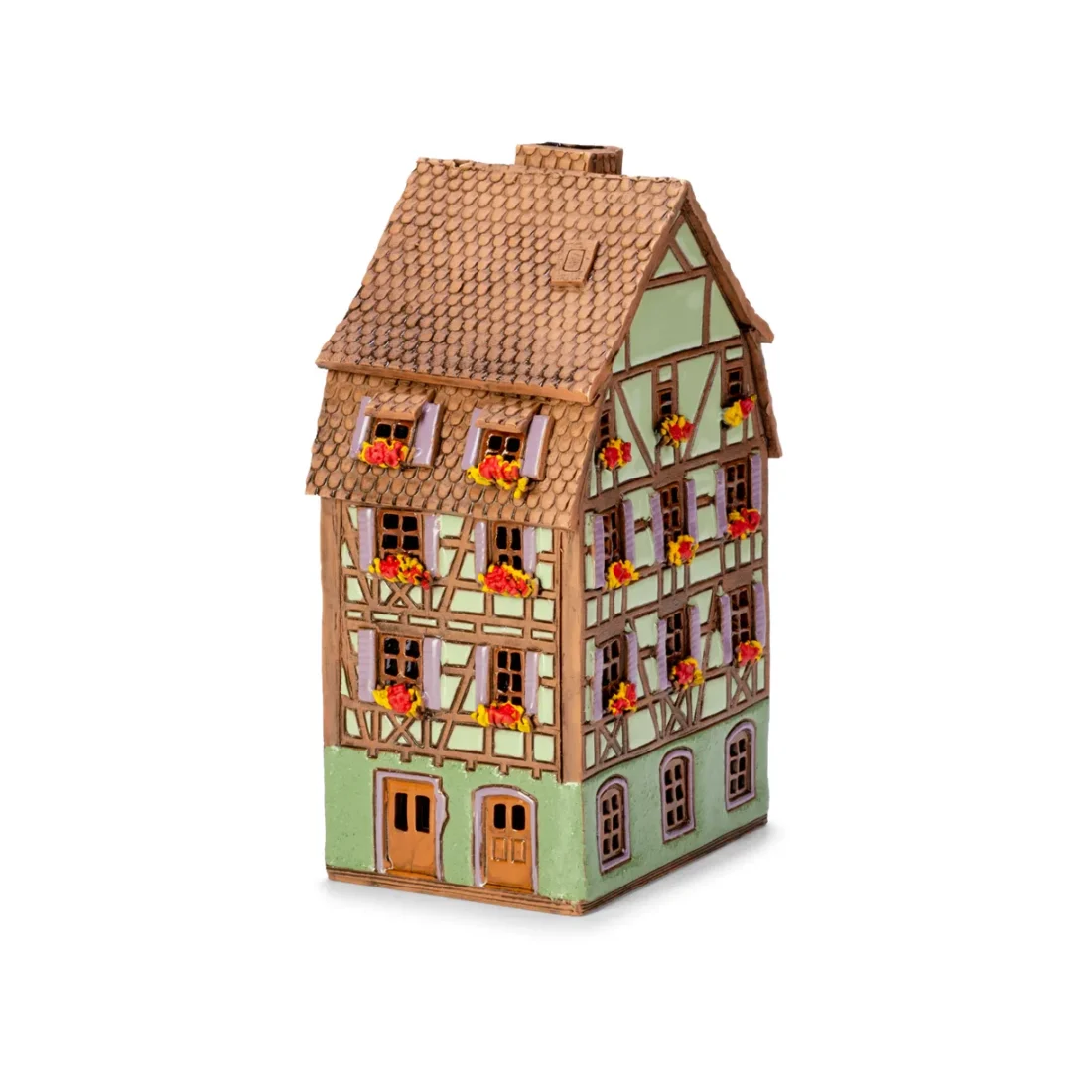 Ceramic miniature of original house in Alsace ALS 293 A 1