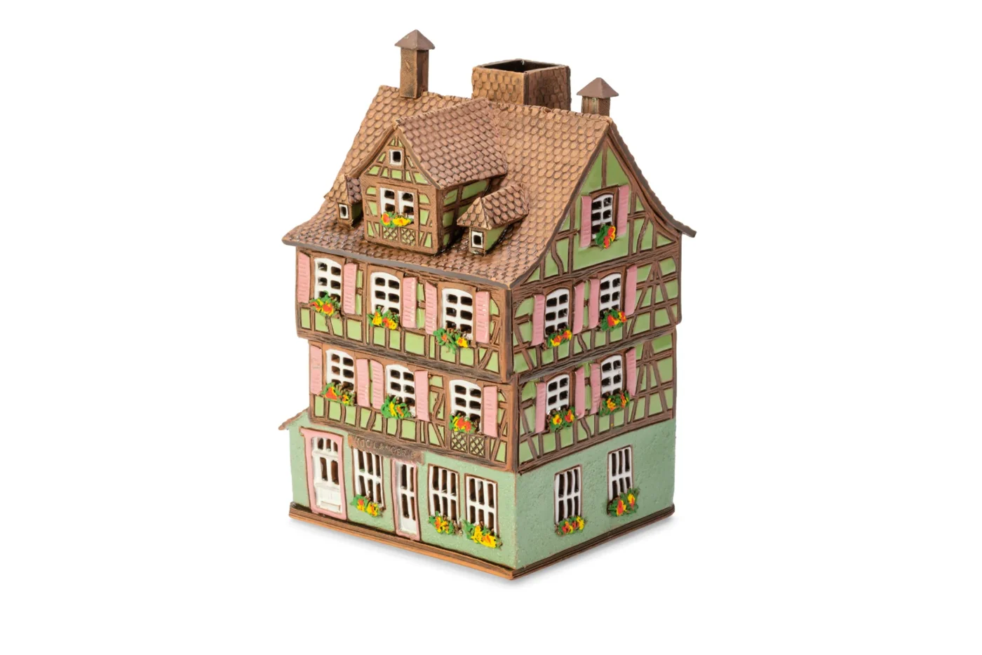 Ceramic miniature of original house in Alsace ALS 294 A 3