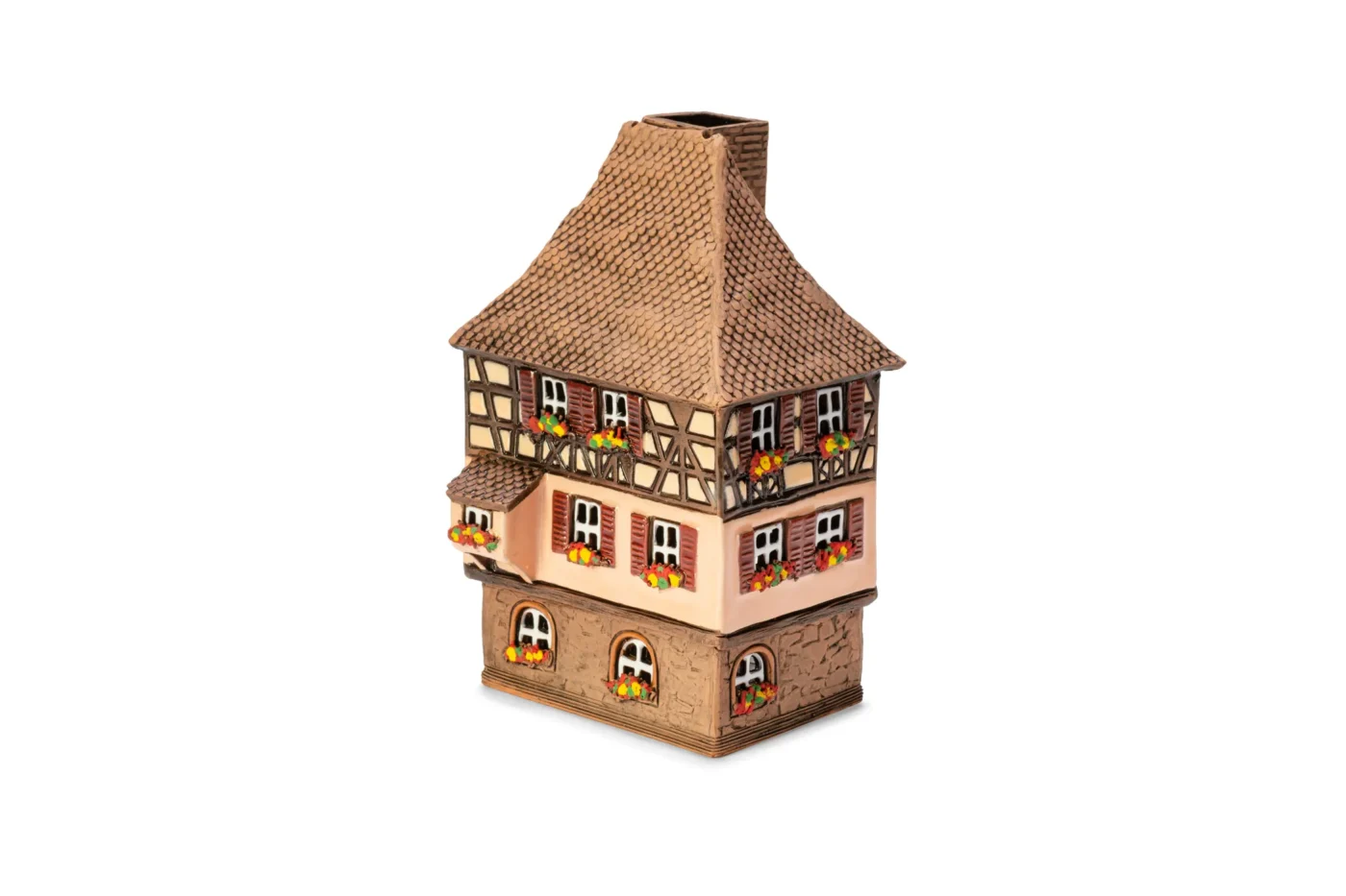 Ceramic miniature of original house in Alsace ALS 297 A 3