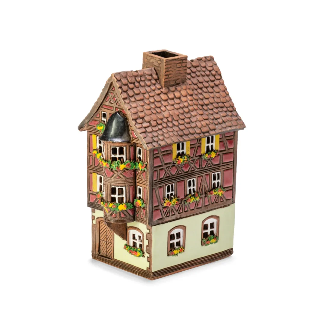 Ceramic miniature of original house in Alsace ALS 298 A 1