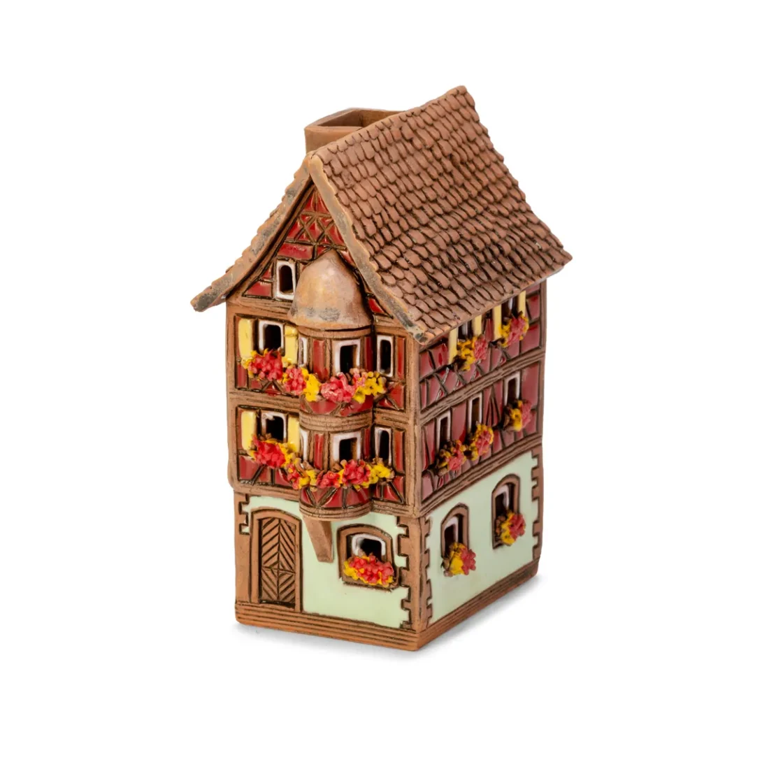 Ceramic miniature of original house in Alsace ALS 298 MINI 3