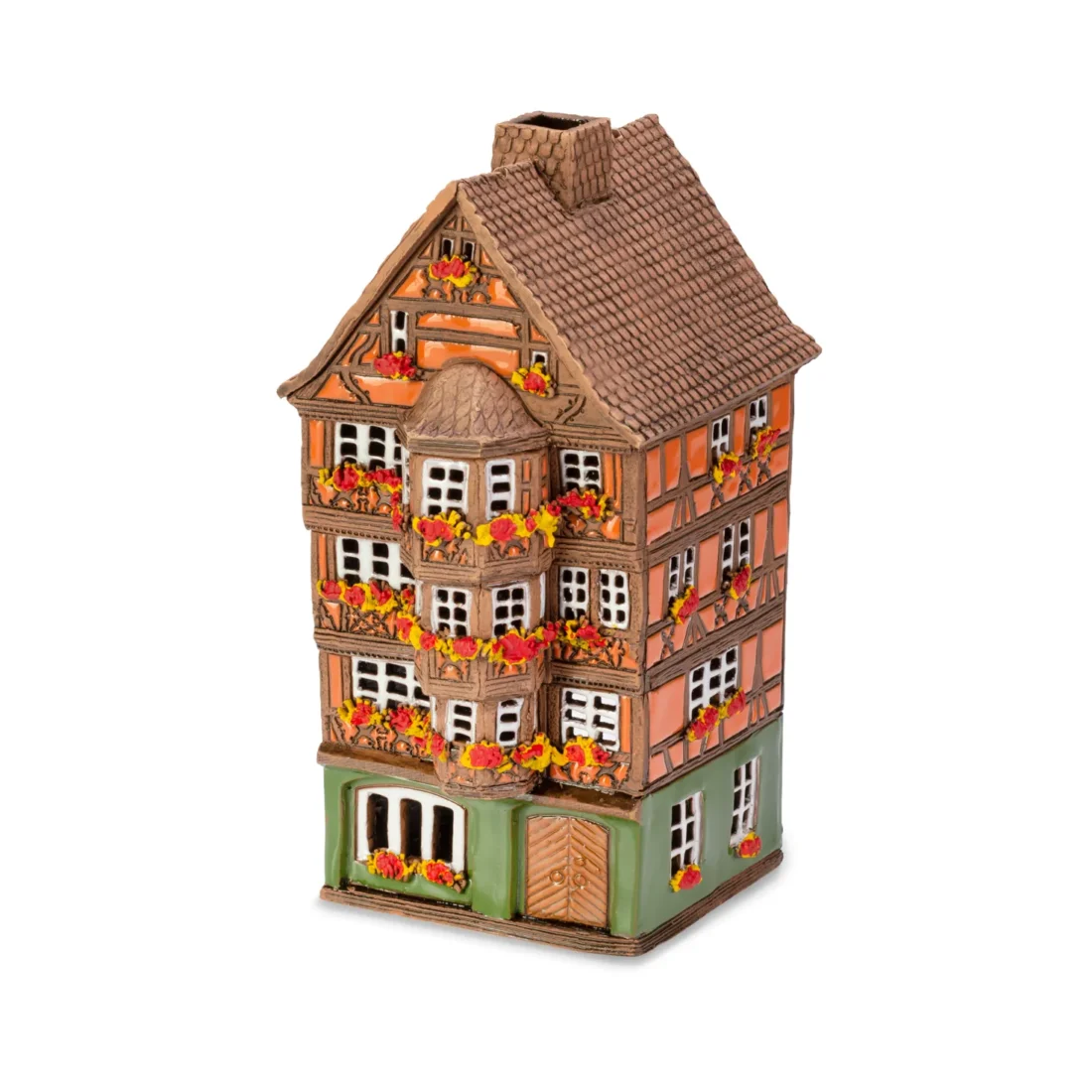 Ceramic miniature of original house in Alsace ALS 301 A 1