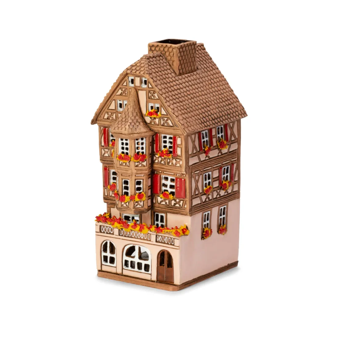 Ceramic miniature of original house in Alsace ALS 302 A 1