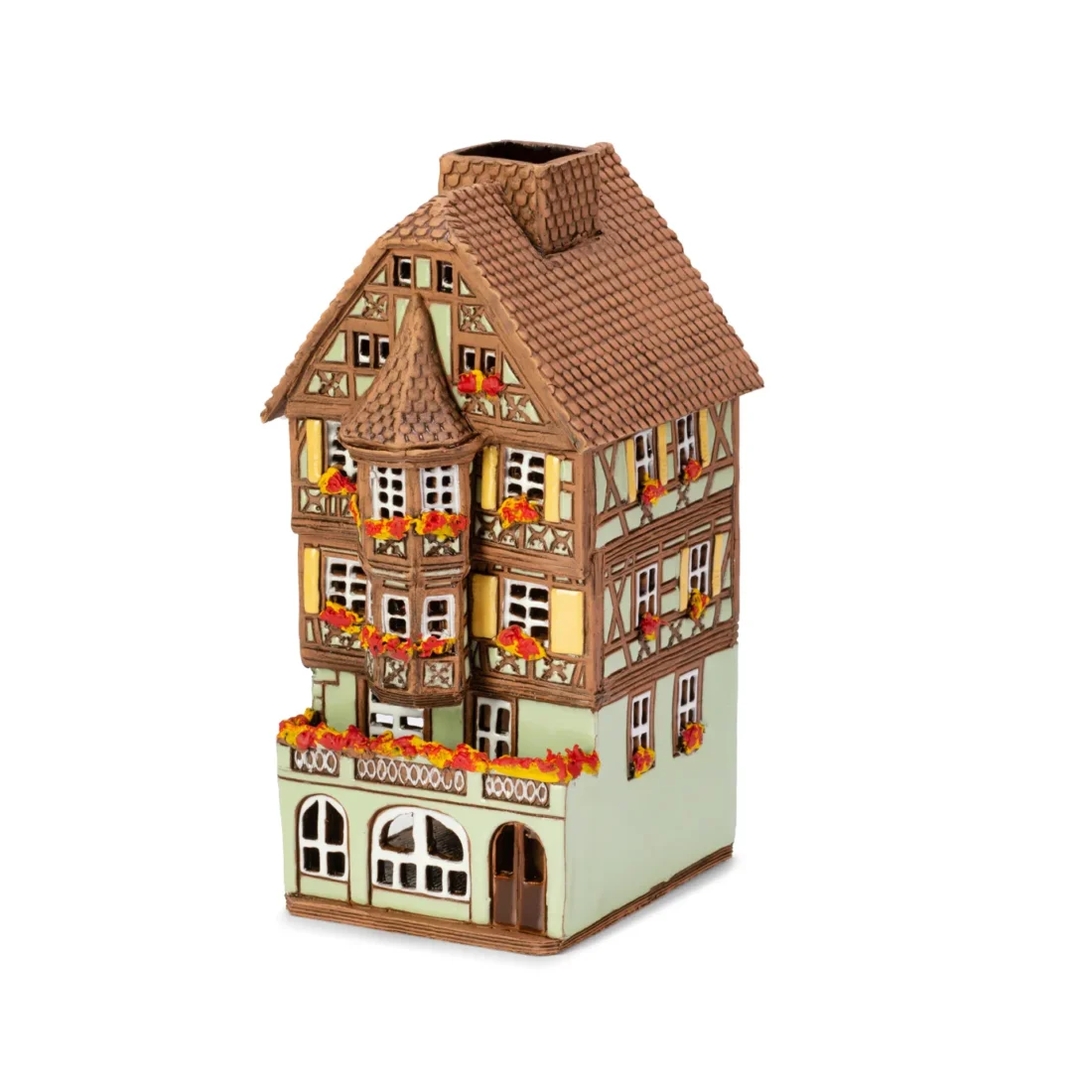 Ceramic miniature of original house in Alsace ALS 302 A 3