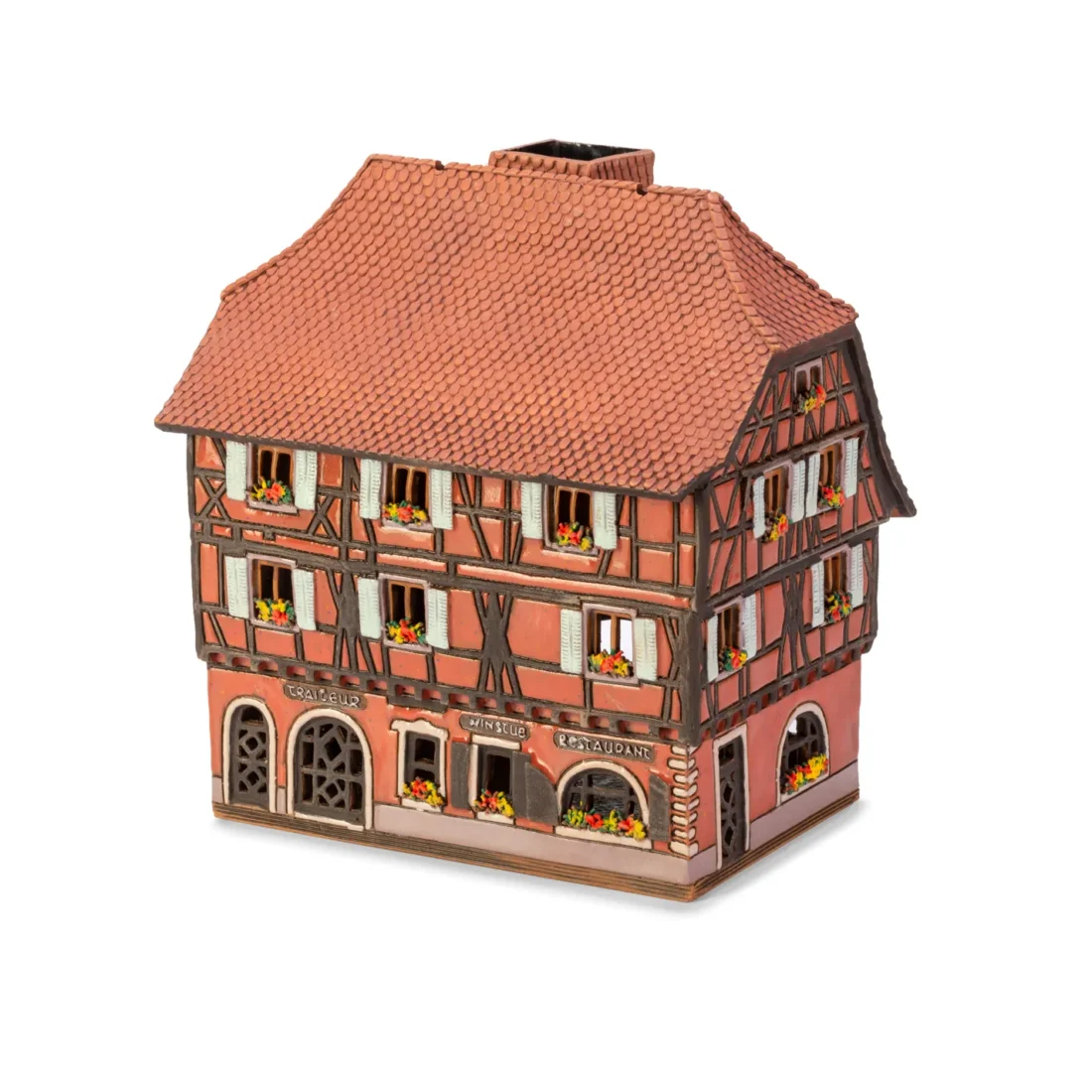 Ceramic miniature of original house in Alsace ALS 304 A 1