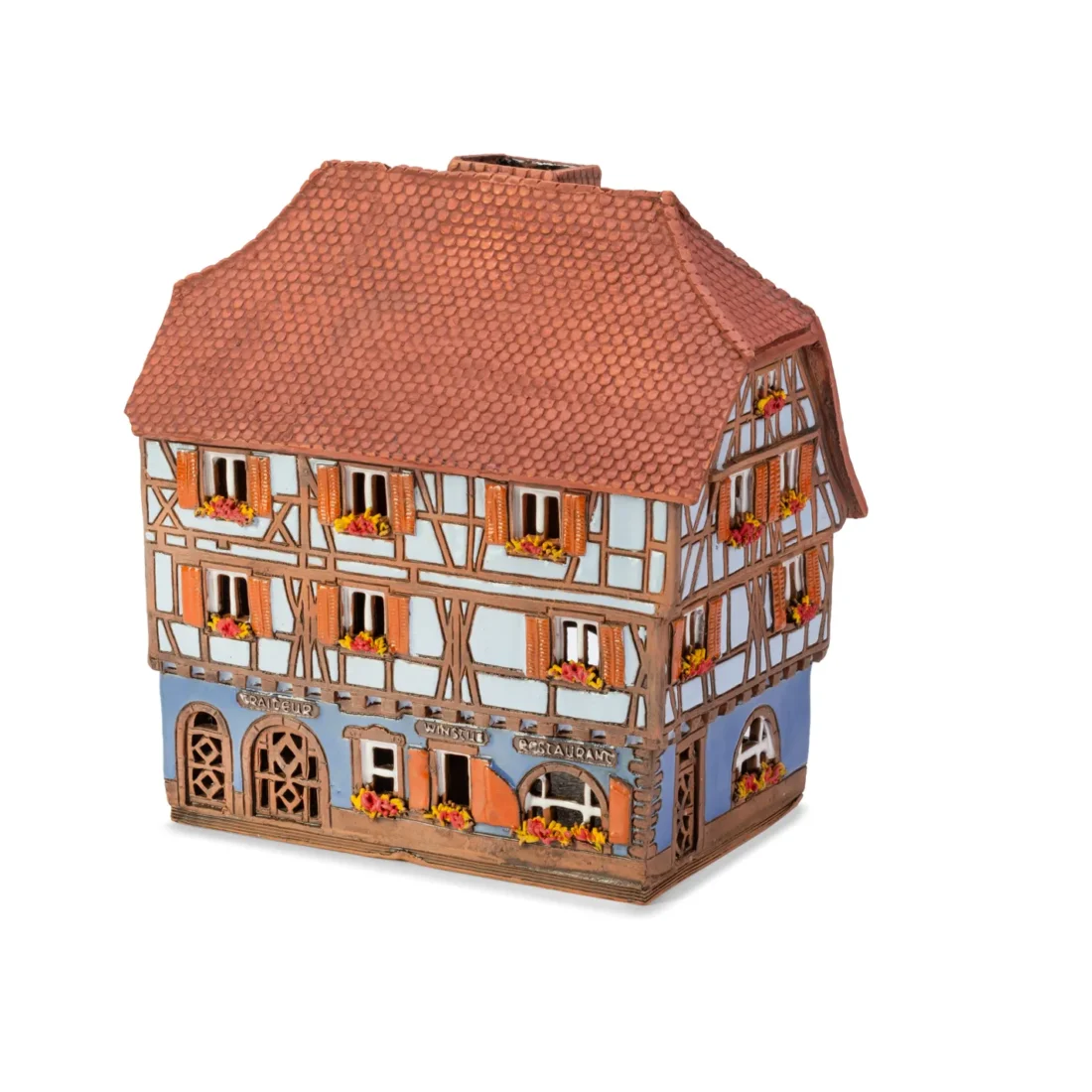 Ceramic miniature of original house in Alsace ALS 304 A 2