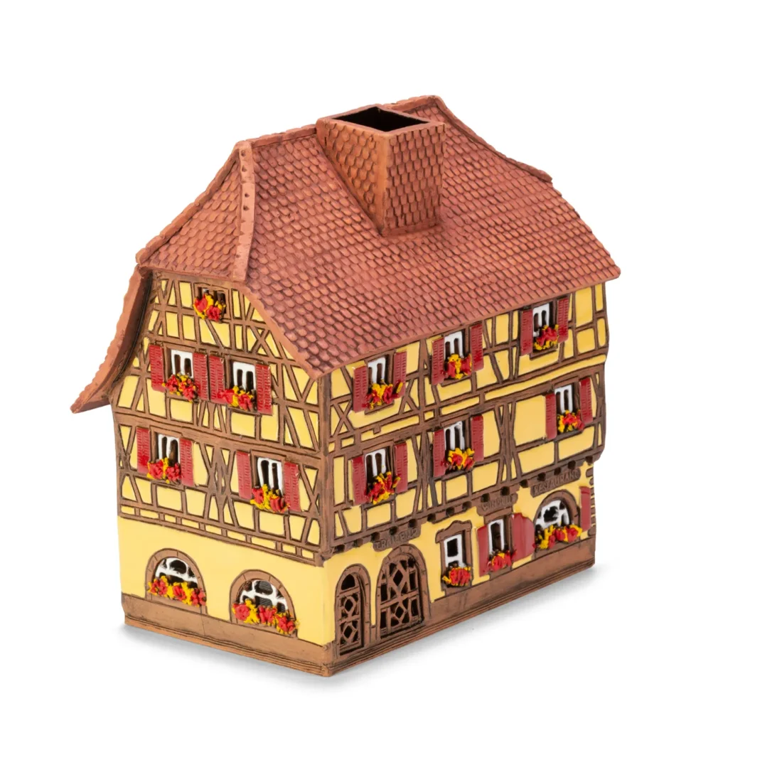 Ceramic miniature of original house in Alsace ALS 304 A 3