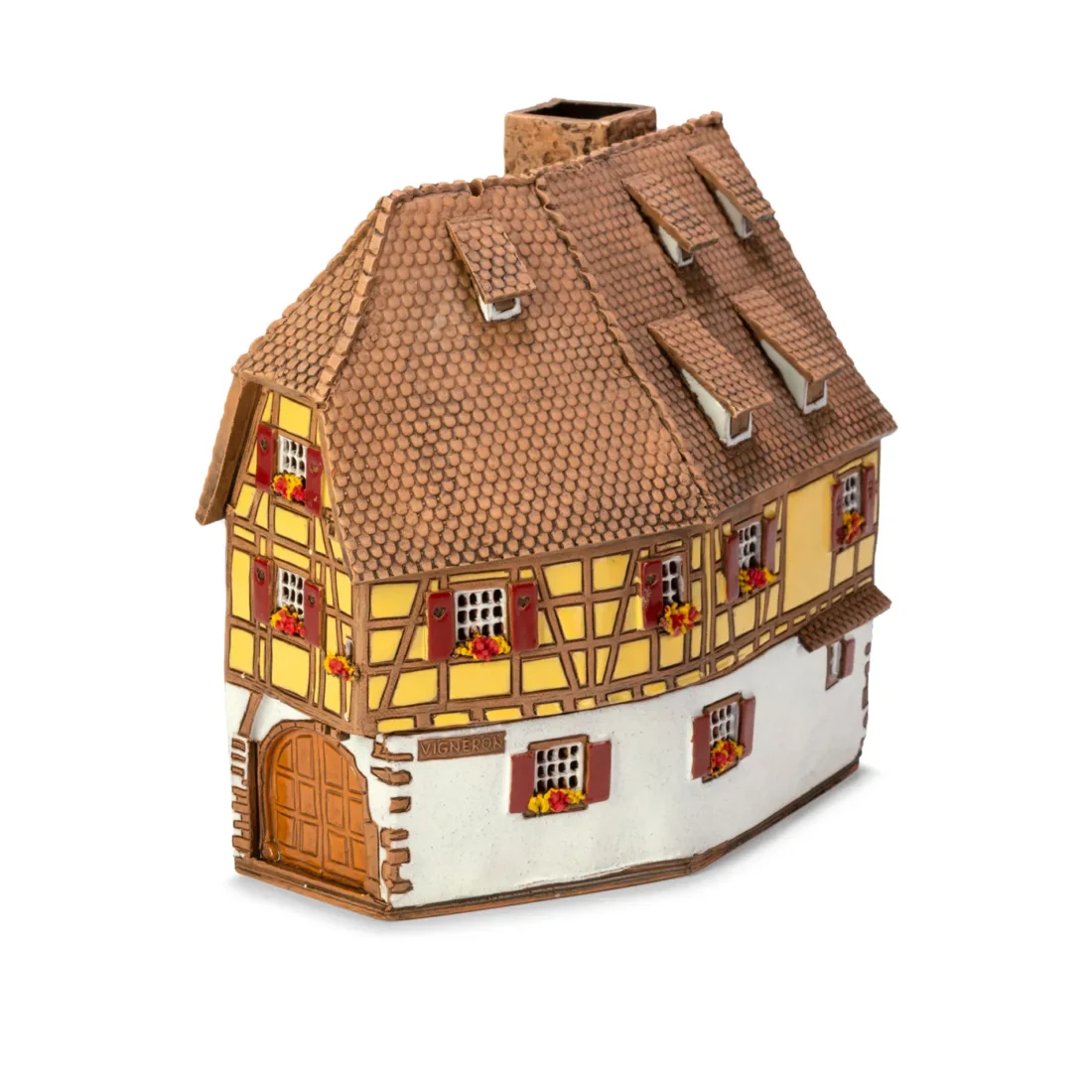 Ceramic miniature of original house in Alsace ALS 307 A 1