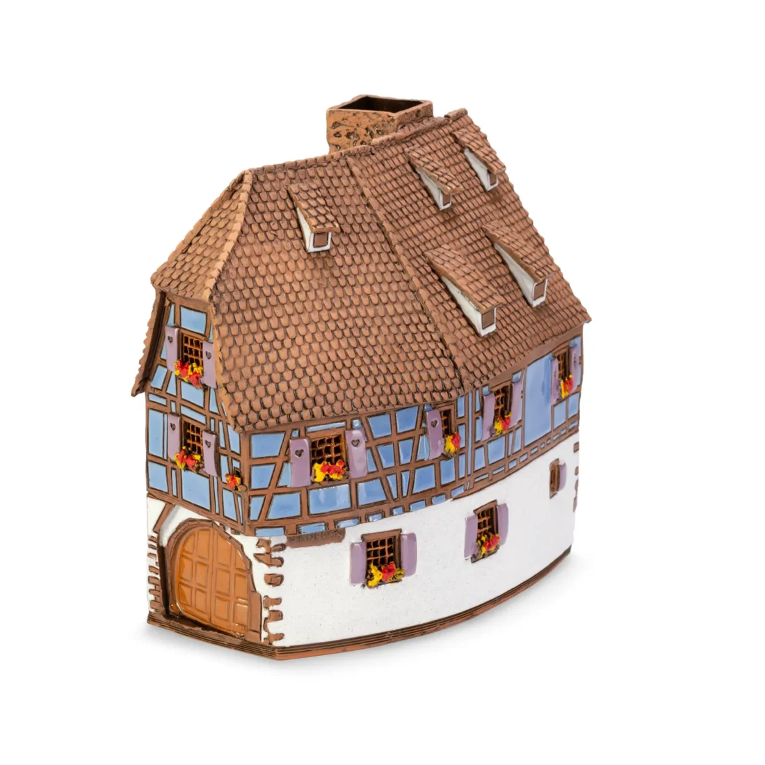 Ceramic miniature of original house in Alsace ALS 307 A 3
