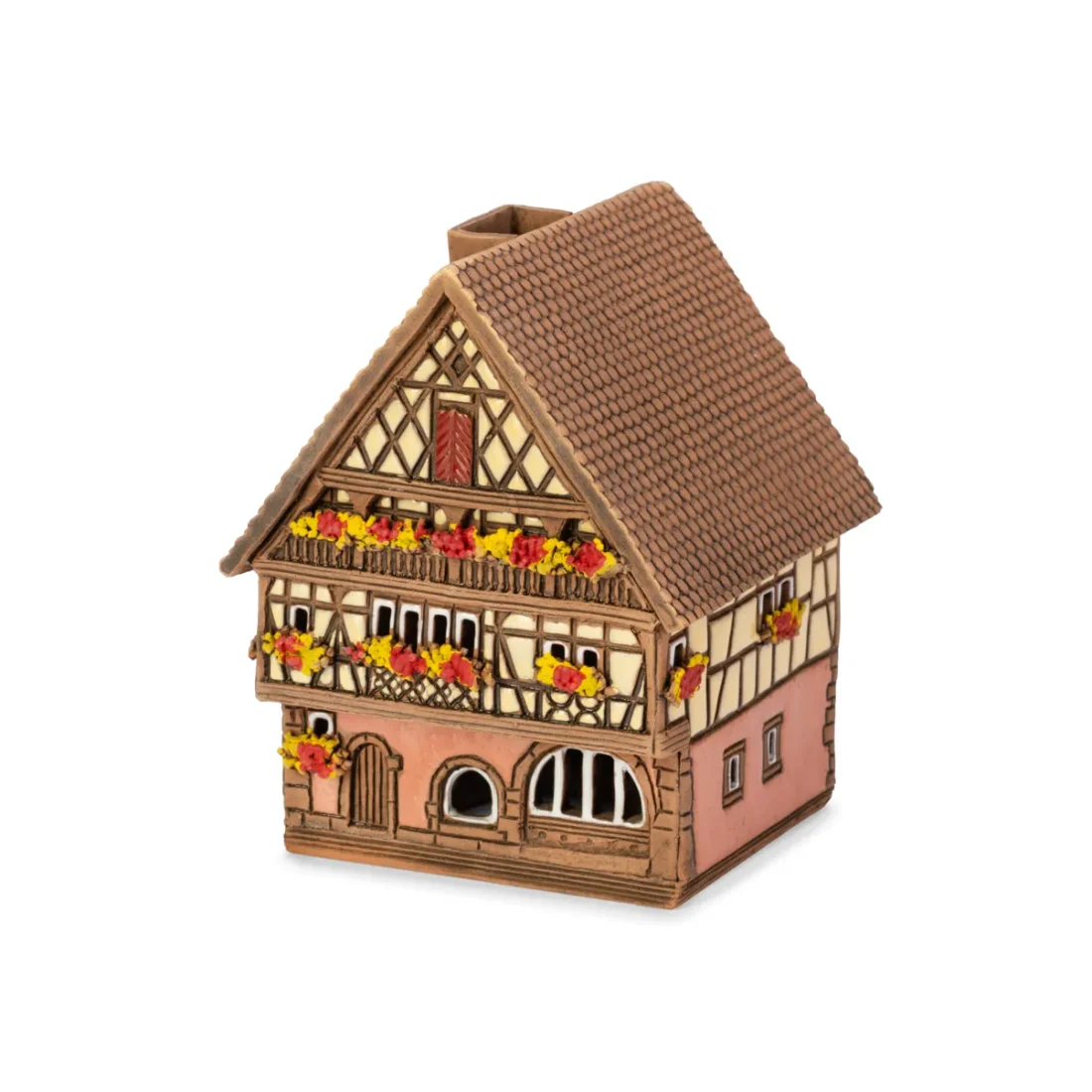 Ceramic miniature of original house in Alsace ALS 309 MINI 2