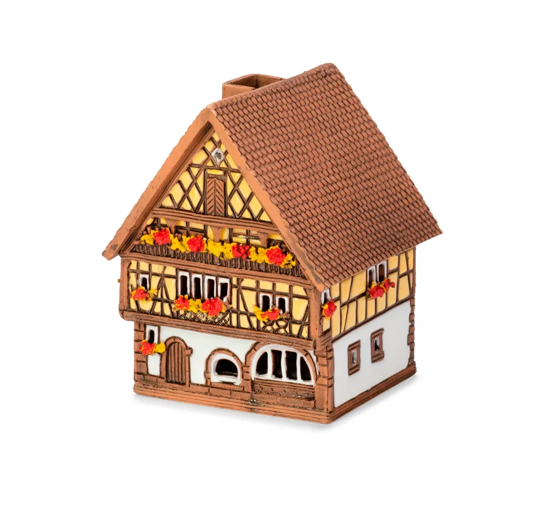 Ceramic miniature of original house in Alsace ALS 309 MINI 3