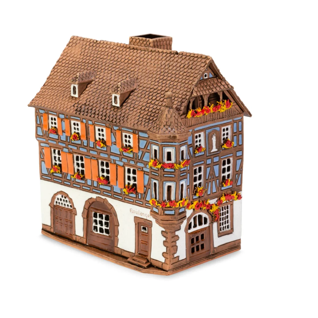 Ceramic miniature of original house in Alsace ALS 310 A 2