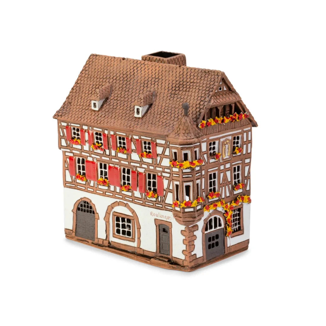 Ceramic miniature of original house in Alsace ALS 310 A 3