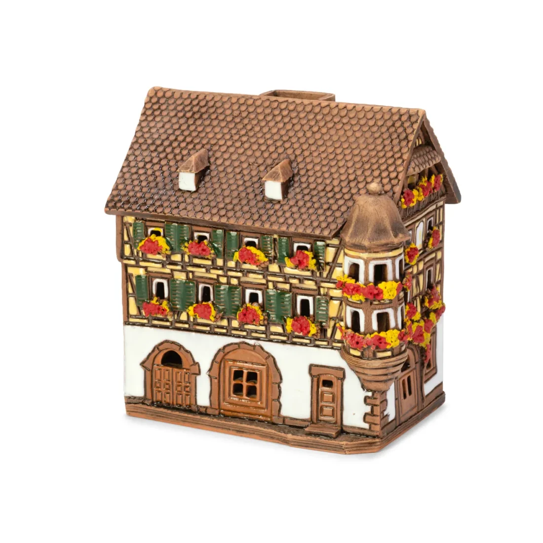 Ceramic miniature of original house in Alsace ALS 310 MINI 1