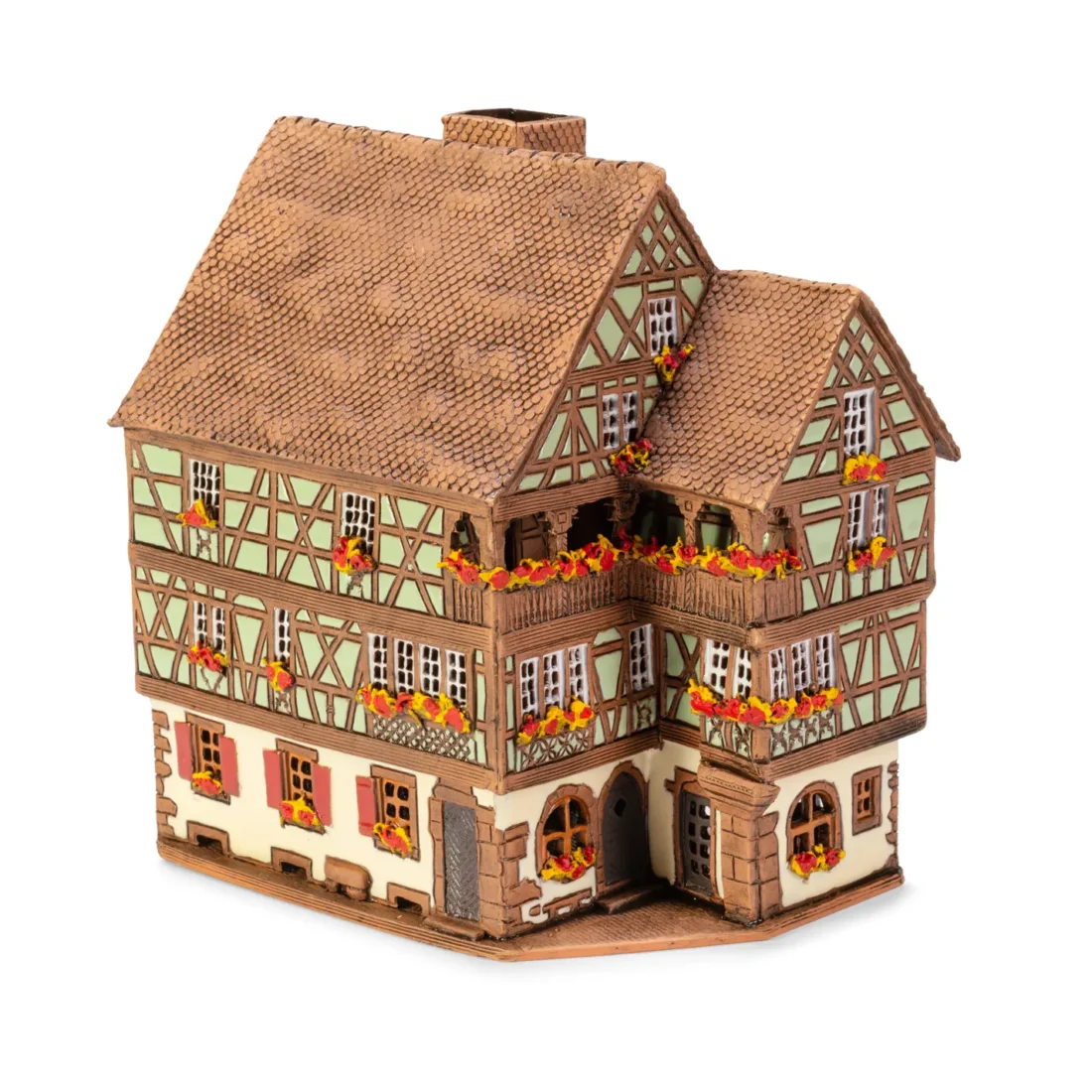 Ceramic miniature of original house in Alsace ALS 311 A 2