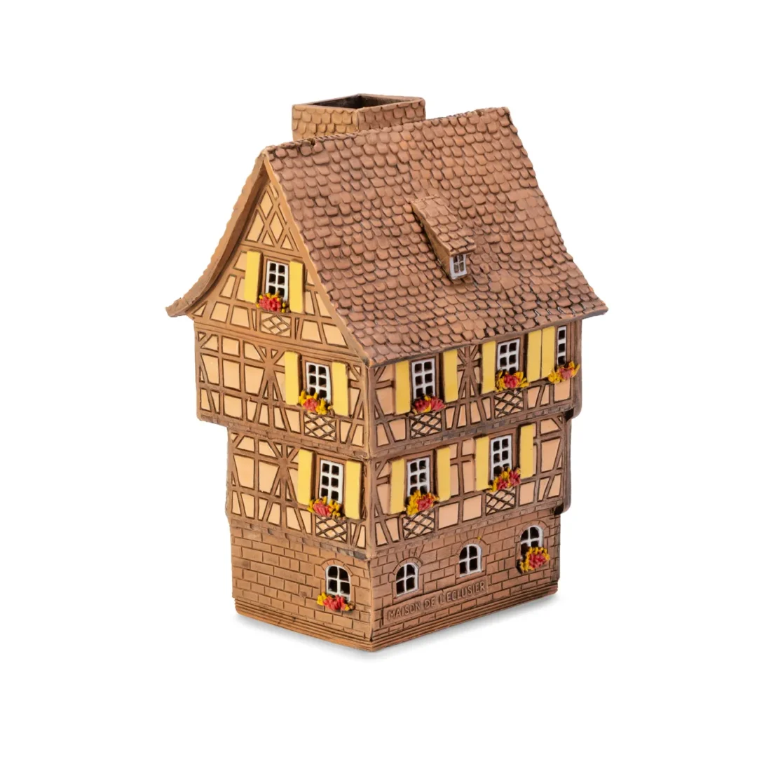 Ceramic miniature of original house in Alsace ALS 312 A 1