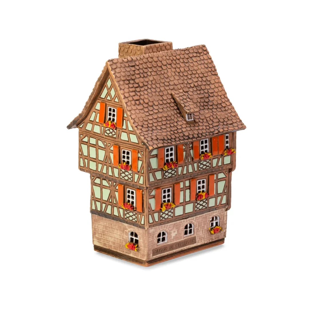 Ceramic miniature of original house in Alsace ALS 312 A 3