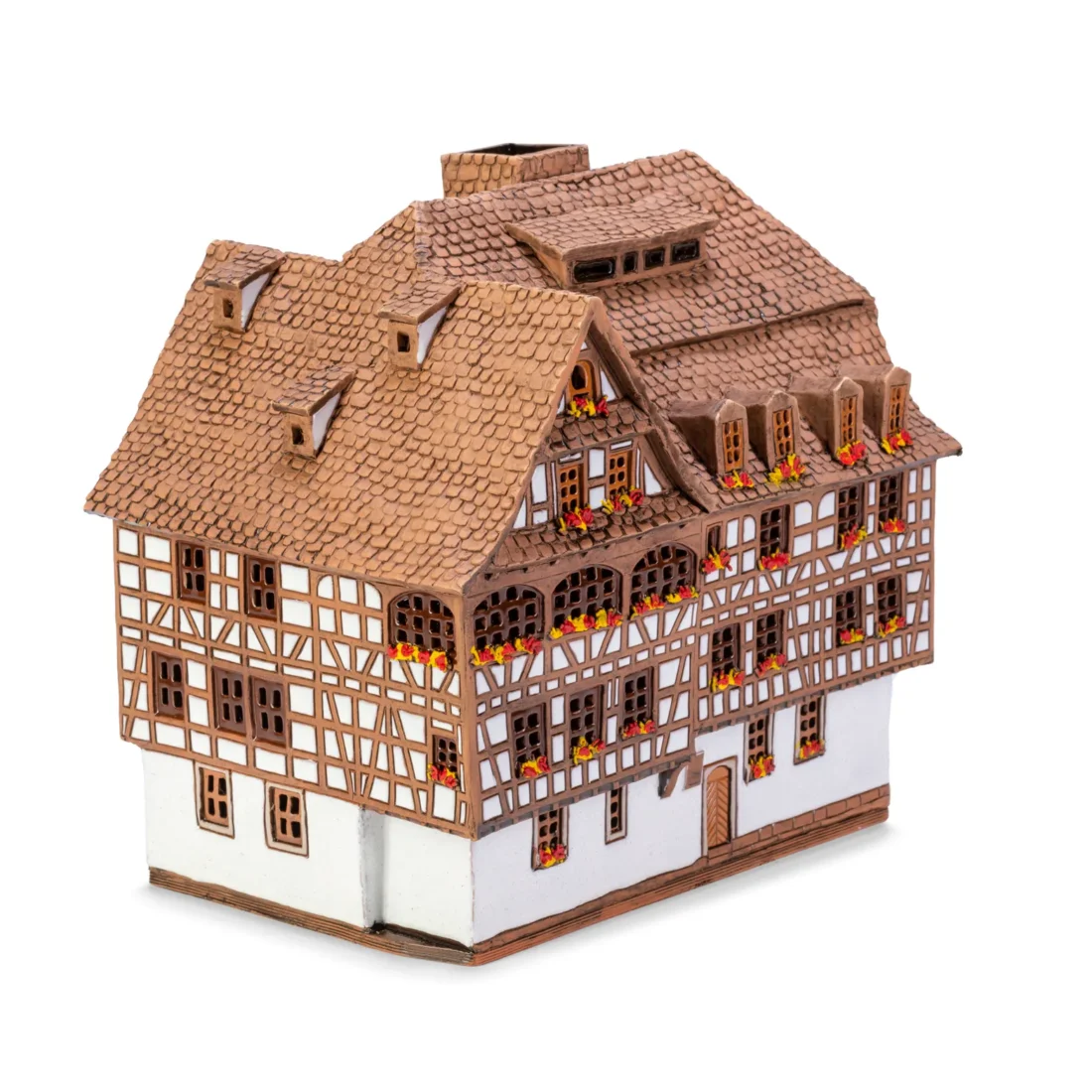 Ceramic miniature of original house in Alsace ALS 313 A 1