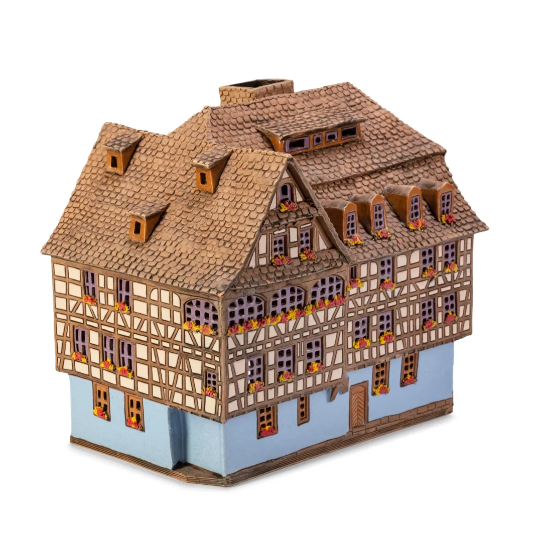 Ceramic miniature of original house in Alsace ALS 313 A 2