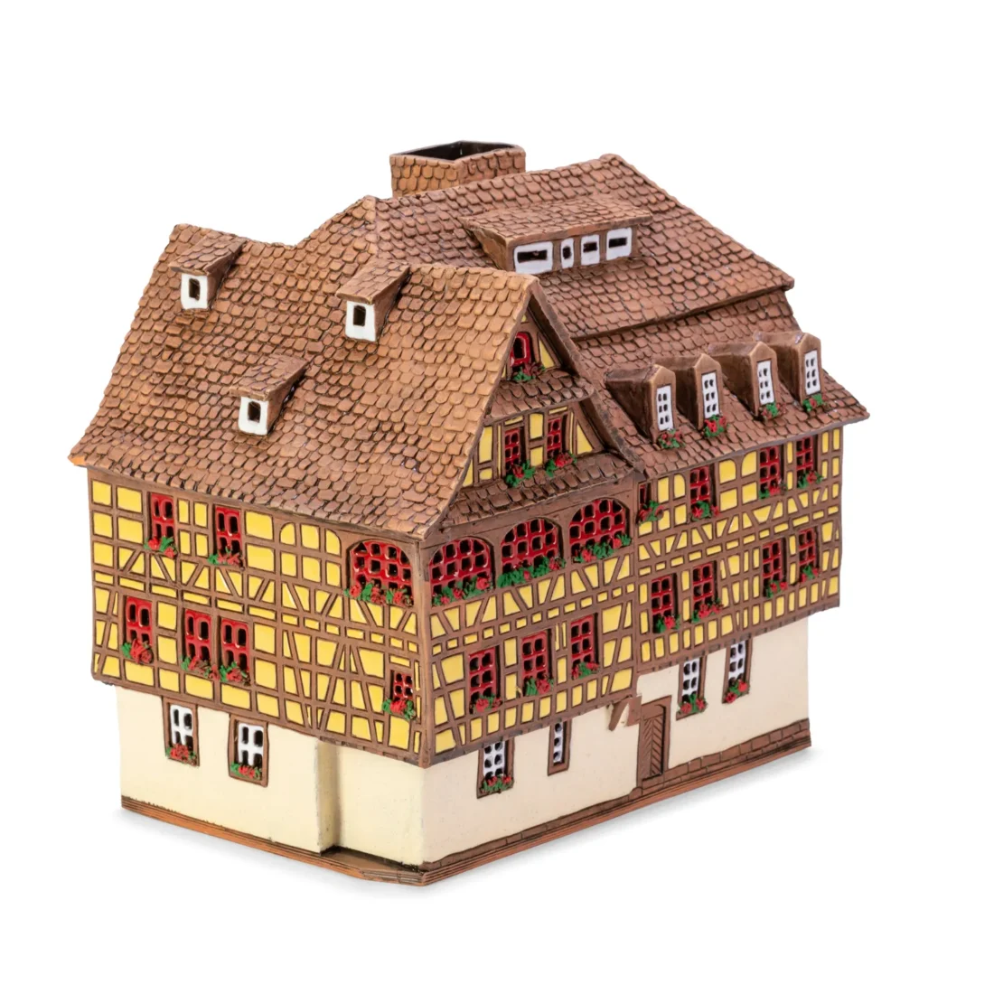 Ceramic miniature of original house in Alsace ALS 313 A 3