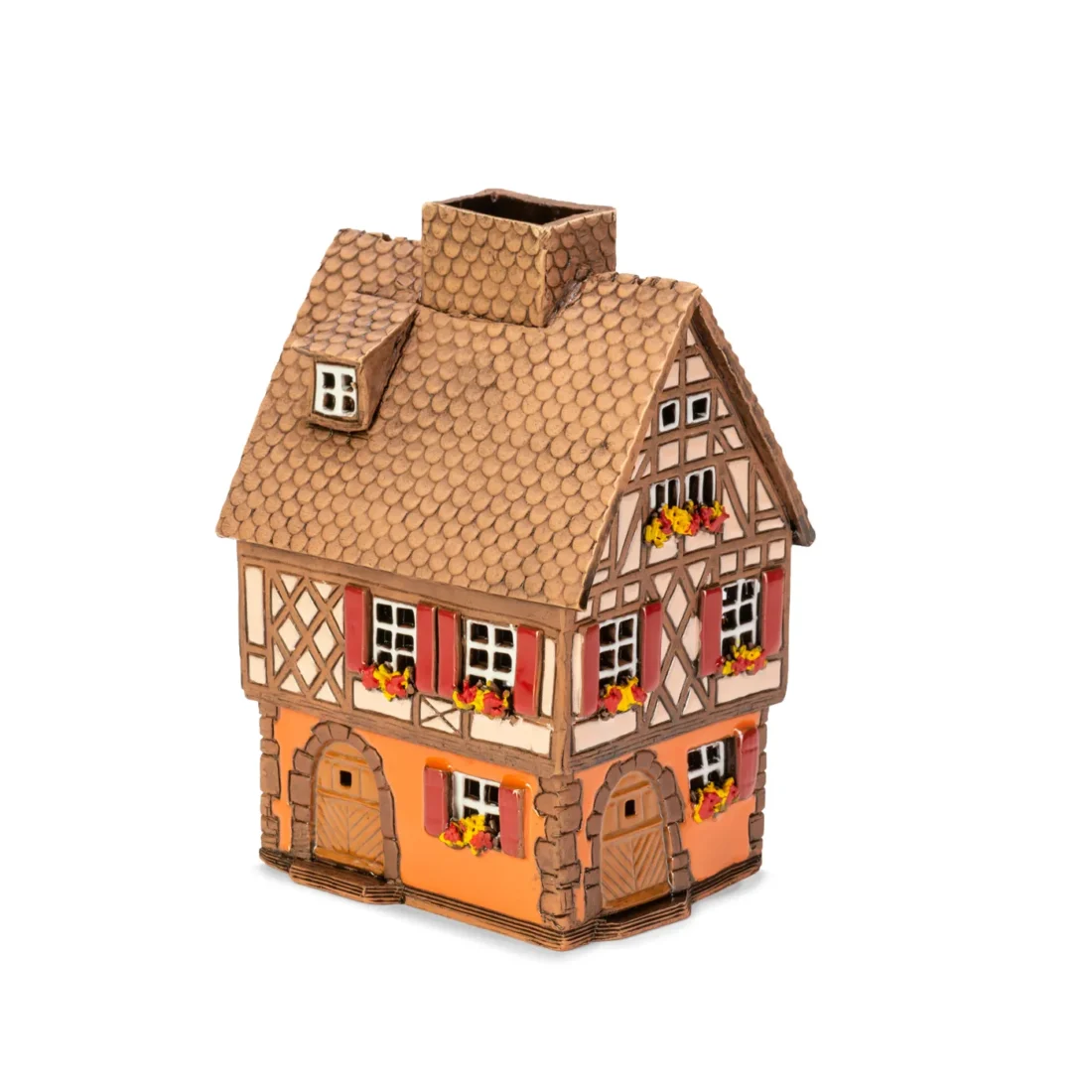 Ceramic miniature of original house in Alsace ALS 64 LA 1