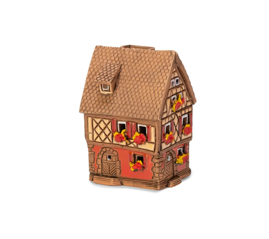 Ceramic miniature of original house in Alsace ALS 64 MINI 1