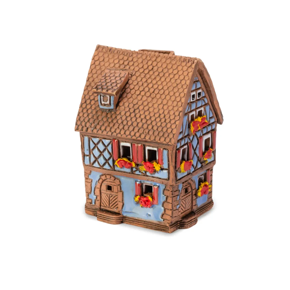 Ceramic miniature of original house in Alsace ALS 64 MINI 2
