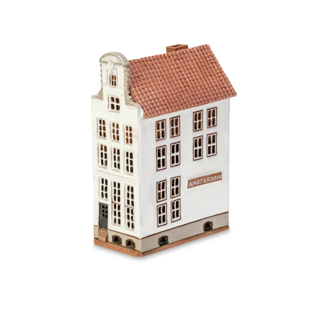 Ceramic miniature of original house in Amsterdam AMS 05