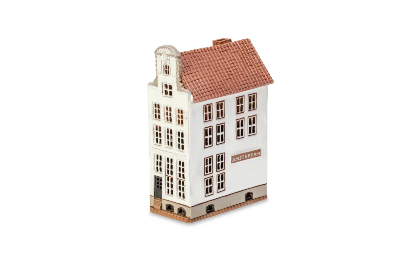 Ceramic miniature of original house in Amsterdam AMS 05