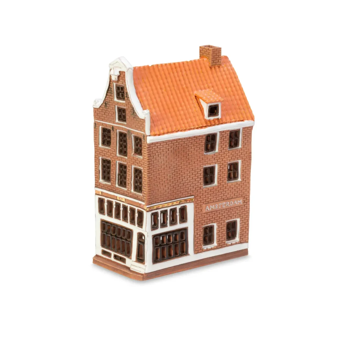 Ceramic miniature of original house in Amsterdam AMS 07