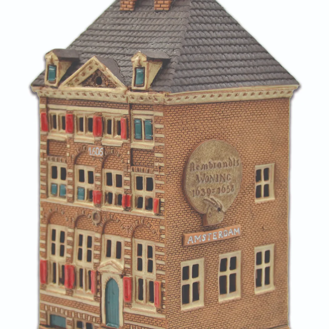 Ceramic miniature of Rembrandt’s house in Amsterdam AMS 11