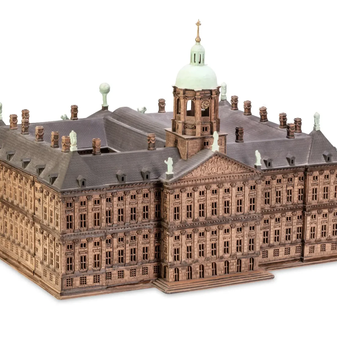 Ceramic miniature of the Royal palace in Amsterdam AMS 12