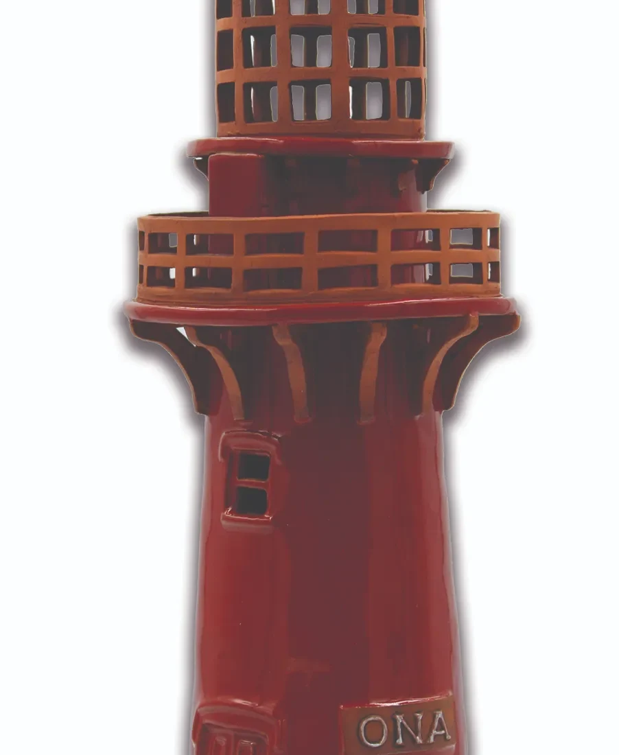 Ceramic miniature of Ona lighthouse A 09