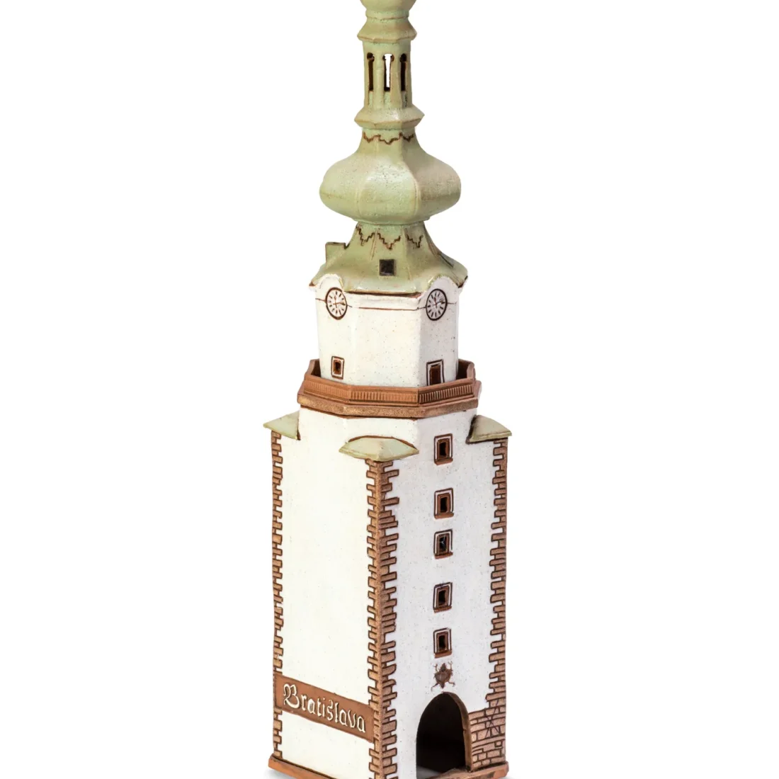 Ceramic miniature of Michal’s tower in Bratislava BA 01